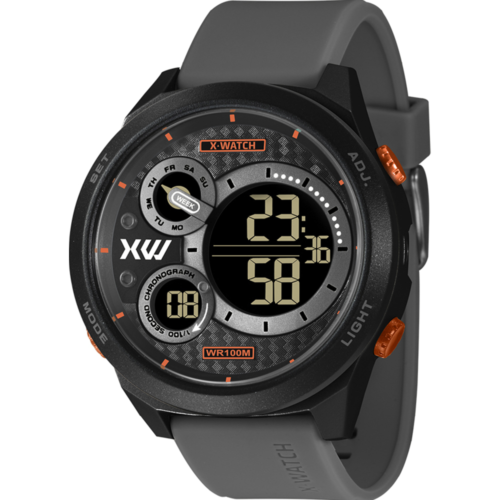 Relógio Digital X-Watch Masculino Esportivo XMPPD673PXPX em